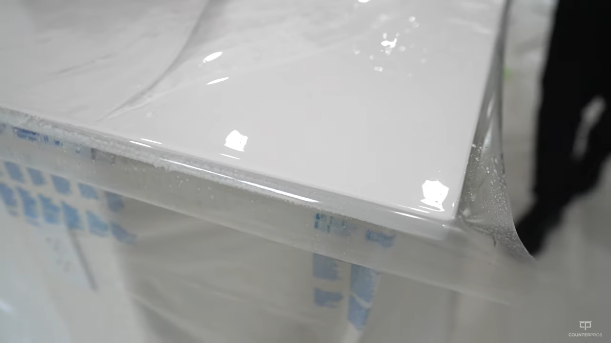 Counter Pros protective film installation video